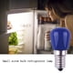 thumbnail image 4 of Lámpara Bombilla E14 3W 220V Colorido LED decorativa para nevera (Azul) Likrtyny  Para estrenar, 4 of 9