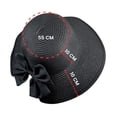thumbnail image 4 of Sombrero para Mujer The Baby Shop  Plegable, perfecto para playa Negro, 4 of 8