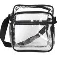thumbnail image 4 of HUGFEGWE PVC Transparent Shoulder Bag, Fashion Reinforced Stitches Large Capacity PVC Shoulder Bag for Beach,Concert,Work CA919-136916, 4 of 9