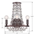 thumbnail image 3 of Crystorama Lighting - Wall Mount - Channing - Three Light Wall Sconce in, 3 of 3