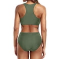 thumbnail image 6 of Bathing Suits for Women Two Piece Swimsuit for Women Women High Waisted Bikini Push Up Two Piece Swimsuits, 6 of 7