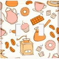 thumbnail image 2 of Metal Light Switch Wall Plate Outlet Cover (Coffee Espresso Mocha Bean Pot Sweet Dessert Treat White - Double Toggle), 2 of 2