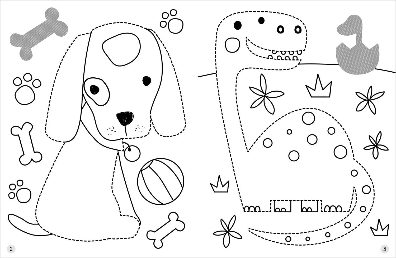 Trace Et Dessin De Coloriage Playtime