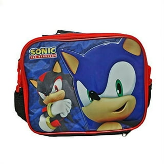 Ai Accessory Innovations Sonic The Hedgehog Insulated Lunch Box, Shadow Mini Gaming Cooler with 3D Features and Top Padded Handle