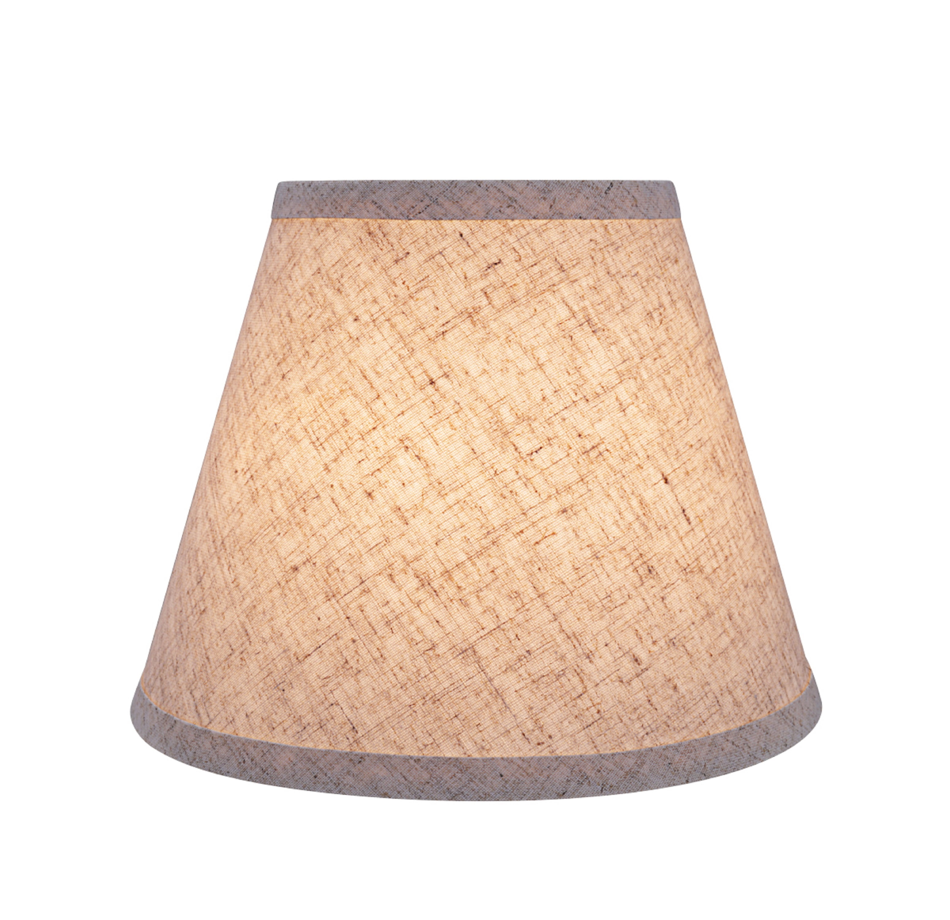 Aspen Creative 32426 Transitional Hardback Empire Shaped Spider Construction Lamp Shade in Beige, 9" wide (5" x 9" x 7")