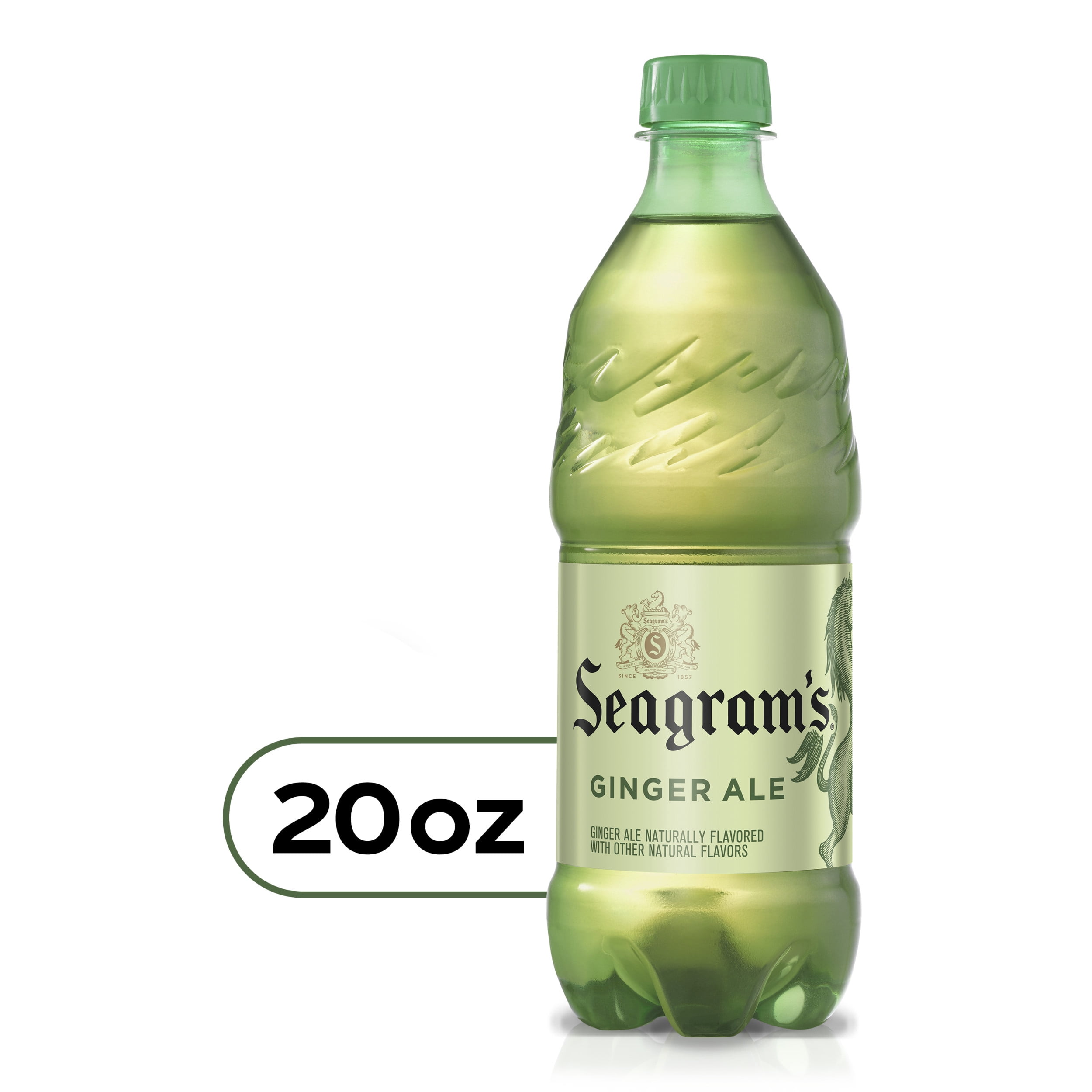 Seagrams Ginger Ale Bottle, 20 fl oz