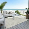thumbnail image 6 of Addison Rugs Chantille Indoor/Outdoor Transitional Geometric Ivory Washable Rectangle Rug, 3' x 5', 6 of 6