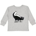 thumbnail image 3 of Inktastic Animals Cute Skunk Wasn't Me Boys or Girls Long Sleeve Toddler T-Shirt, 3 of 5