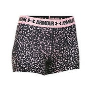 Under Armour Women's UA HeatGear Armour Printed 3 Shorty Medium PETAL PINK