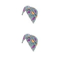 thumbnail image 1 of Minnieouse Turbante africano nudo estilo bohemio protección solar banda ancha accesorios moda sombreros pérdida Bonnet mujeres diademas verde Verde 2piezas Minnieouse CBP468597, 1 of 6