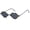 Gray, variant on Small Frame Sunglasses Woman Retro Lips Mirror Metal Sun Glasses Female Vintage