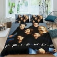 thumbnail image 2 of Friends TV-themed Bed Sheet Set Three Piece Set Comfortable And Skin Friendly Unique Design Home Decor Gifts For Family Friends fans36x75Inches（90cm*190cm）, 2 of 6