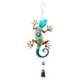 thumbnail image 1 of Campanas de viento de Gecko con vidrieras, campanas de viento de cristal de Metal, escultura de Gecko colgante antigua, campanas de viento para, 1 of 8