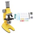 thumbnail image 2 of Experimental Microscope Toy, Children Science Microscope High Definition 3 Magnifications Adjustable Angles With LED For Experiment For Children White,Yellow, 2 of 8