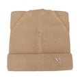 thumbnail image 5 of Fgnfyis Winter Knit Hat with Cat Ear Design Soft Blend Thermal for Cold Weather Outdoor Activities Warm Lined Womens Hats Khaki, 5 of 5