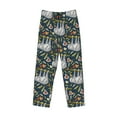 thumbnail image 4 of Goofa Cute Sloth Printed Soft Pajama Pants for Men, Wide Leg Comfy Casual Lounge Yoga Pants-Small, 4 of 9