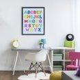 thumbnail image 3 of Stupell Industries Contemporary Gummy Candy Alphabet Black Floating Frame Canvas Art, 17 x 21, by LISH Creative, 3 of 8