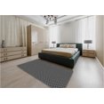 thumbnail image 5 of Ahgly Company Machine Washable Indoor Round Transitional Charcoal Black Area Rugs, 3' Round, 5 of 7