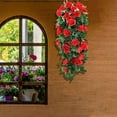 thumbnail image 5 of Steadline Artificial Rose Vine with Hanging Basket Design for Wall Decor Home Garden Decoration Indoor Outdoor Use Realistic Looking Flowers, 5 of 6