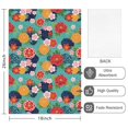 thumbnail image 2 of 6 Pcs Pioneer Flower Floral Print Pattern Kitchen Towels, Funny Microfiber Dish Towel Set, 18" X 26" Tea Towels, 2 of 6