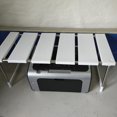 thumbnail image 6 of Soimiss Tabletop Metal Oven Stand Stainless Steel Expandable Sink Storage Rack for Kitchen, 6 of 8