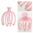 thumbnail image 3 of Unique Bargains 1 Pc Portable Twelve Claws Head Massager for Home Pink ABS Steel Ball, 3 of 5