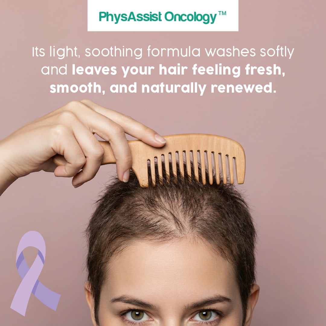 PhysAssist Oncology Delicate Shampoo. Kind to Fragile Hair and Scalp. Without Fragrance. 8 oz