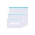 thumbnail image 2 of EGNMCR Kitchen Gadgets 45 Pieces Thickened Food Preservation Sealing Bags Household Resealable Zipper Plastic Packaging Bags Freezer Bags With Sealing To Lock In Freshness clear resealable pouches, 2 of 7