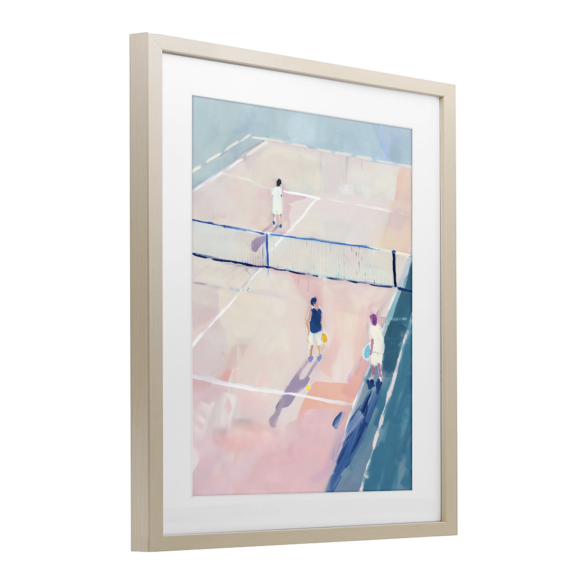 Stupell Industries Summer Game of Tennis Birch Framed Print Under Glass, design by The Prints Vibe