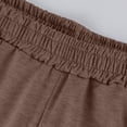 thumbnail image 6 of Shorts for Women Elastic High Waist Baggy Fleece Casual Athletic Running Shorts with Pockets, 6 of 6