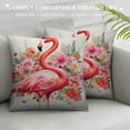 thumbnail image 3 of COMIO  Hello Summer Throw Pillow Case Watermelon/Ice Cream/Flamingo/Truck Summer Holiday Cushion Covers, 3 of 5