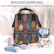 thumbnail image 5 of Disketp Autumn Leaves Mochila de Pañales de Gran Capacidad con Múltiples Bolsillos, Mochila de Viaje Multifuncional para Bebé, Unisex, Moderna y Resistente, 5 of 6