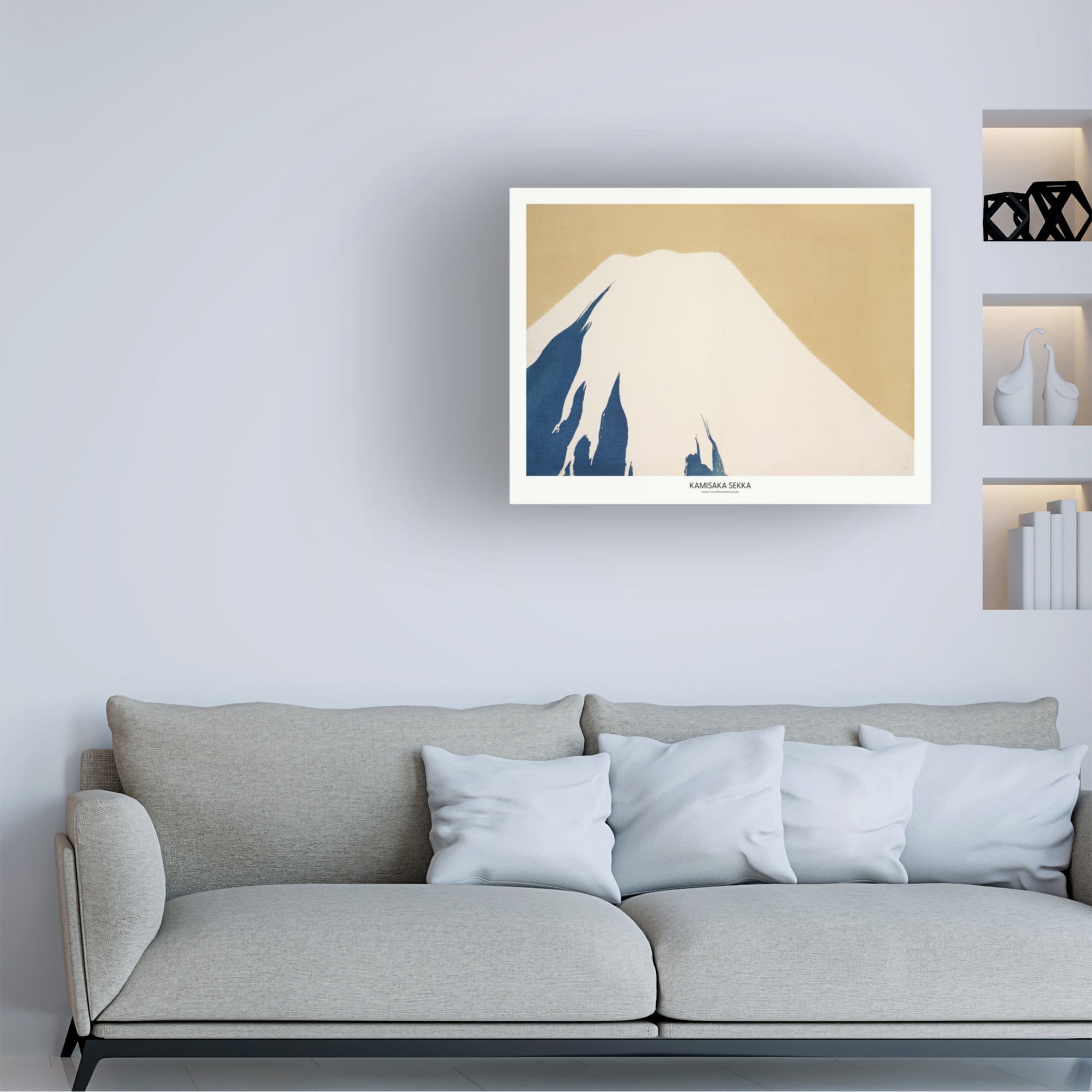 Trademark Fine Art Pictufy  Mount Fuji From Momoyogusa Canvas Wall Art