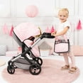 thumbnail image 6 of Bayer Design: Doll Pram Xeo - Soft Pink-Grey-Stars - 2-In-1 Pushchair & Stroller, Adjustable Handle, Swivel Wheels, Handbag, Dolls Up To 18", Kids 3+, 6 of 9
