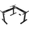 thumbnail image 2 of Hanover 73-In. L-Shaped Sit or Stand Electric Height Adjustable Desk with Triple Motor System, Natural and Black, HSD0452-NAT1, 2 of 6