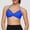 Blue, variant on Naittoop Halter Sports Bras for Women Padded Strappy Yoga Bra Adjustable Open Back Workout Gym Bras Casual Crop Top