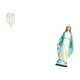 thumbnail image 5 of Adhesivo de pared,Pegatinas de pared de vides colgantes para dormitorio,Calcomanía de pared con hojas de plantas verdes para oficina,Estatua católica,Estatua de la Virgen María Figura, 5 of 8