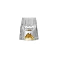 thumbnail image 1 of Verres à Vin Blanc en Cristal / Gobelets Modernes Sans Pied en Forme de Diamant / Base Lourde / Accent en Feuille d'Or / Polyvalents pour Vins Rouges et Blancs, Whisky, Boissons Mélangées / Faciles à Nettoyer / 1 Pce / Élégants, 1 of 8