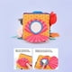 thumbnail image 4 of Bloque De Construcción De Tela, Muñeco De Tela Para Bebé, Sonajero Suave, Juguete Educativo Para Edades Tempranas, Juego De Felpa Suave, Cubo Scienceny FN002825-00, 4 of 6