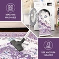 thumbnail image 4 of TWINNIS Area Rug Flowers Boho Design Rug for Living Room,Bedroom,5'x7',Purple, 4 of 7