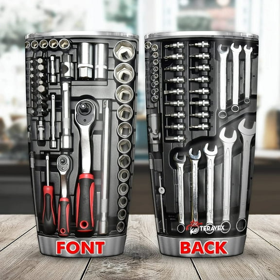 Mechanic Gifts for Men, Insulated Vacuum, Tumbler with Lid20 Ounces on National Mechanic Appreciation Day ( Mechanic)