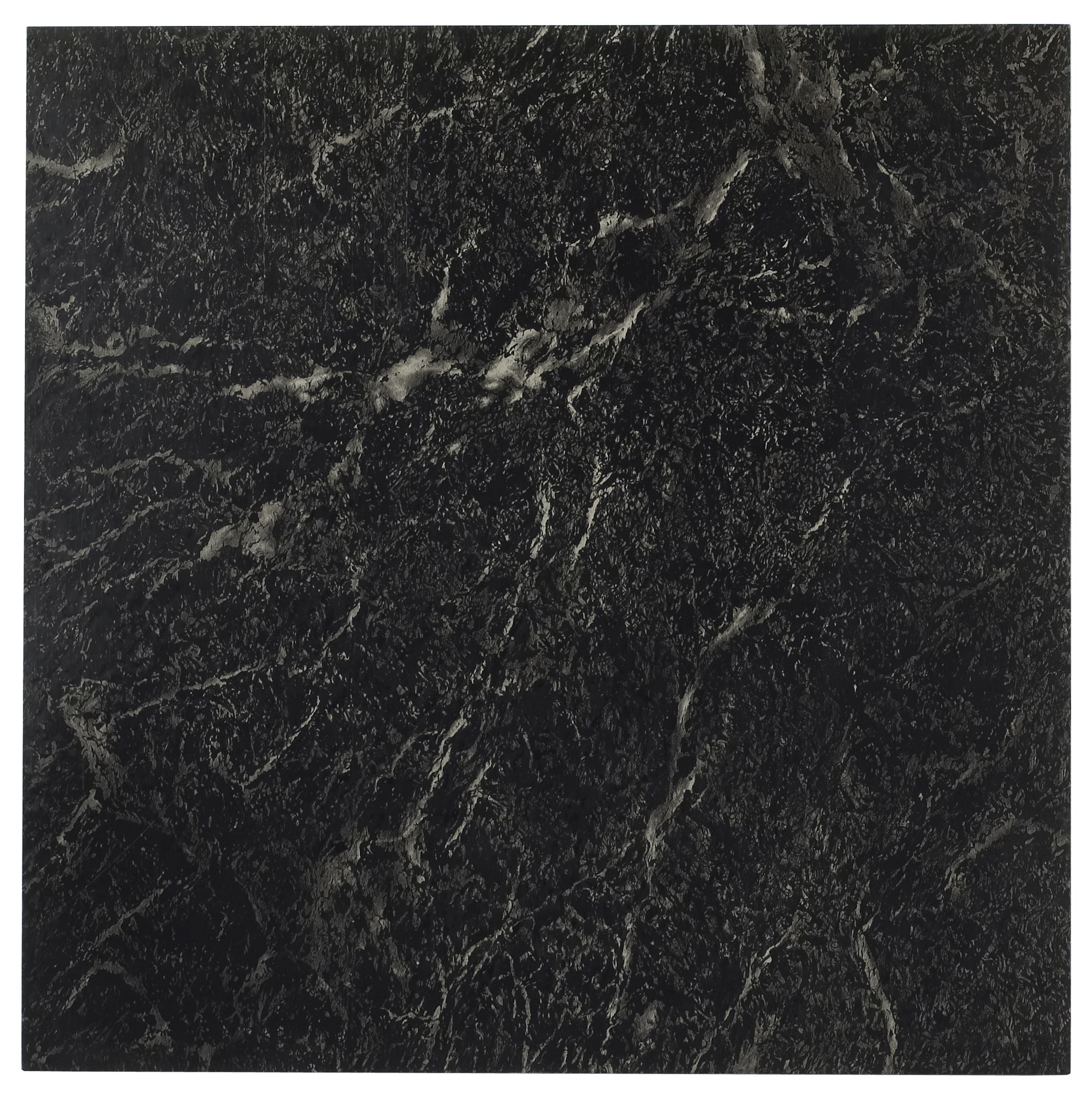 Mosaico Clasico Black With White Vein, Black Vinyl Floor Tiles Self Adhesive