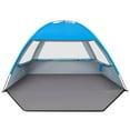 thumbnail image 4 of Venustas UPF 50+ Beach Tent, Easy Setup Sun Shelter for 3/4/6/8 People, Windproof Outdoor Canopy Shade with Portable Carry Bag, 4 of 9