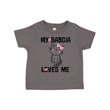 

Inktastic My Bapcia Loves Me Girls Gift Gift Toddler Toddler Girl T-Shirt