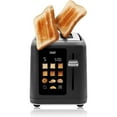 thumbnail image 3 of Livwell 2-Slice Smart Touch Toaster | Matte Black, 3 of 5