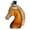 350ml, variant on Elegant Present Horse Head Shape Wine Bottle for Whisky Borosilicate Glass Texture Suitable for Home Decorating