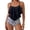 Leopard Print, variant on Womens Swimsuits Split Two-Piece Bikini Sport, Bathing Suit for Women Athletic for Pool,Blue S