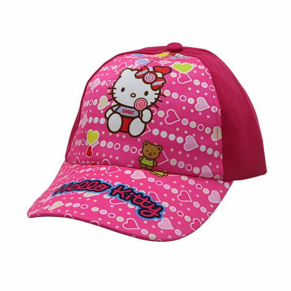 Kitty White Adorable Anime Themed Baseball Cap - Fun CartoonGraphics, Comfortable Fit for Anime Fans
