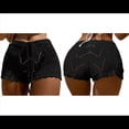 thumbnail image 2 of Traje de Baño Bikini de Punto con Cintura Alta y Aberturas para Mujer. Negro L, 2 of 7