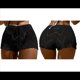 thumbnail image 2 of Traje de Baño Bikini de Punto con Cintura Alta y Aberturas para Mujer. Negro M, 2 of 7